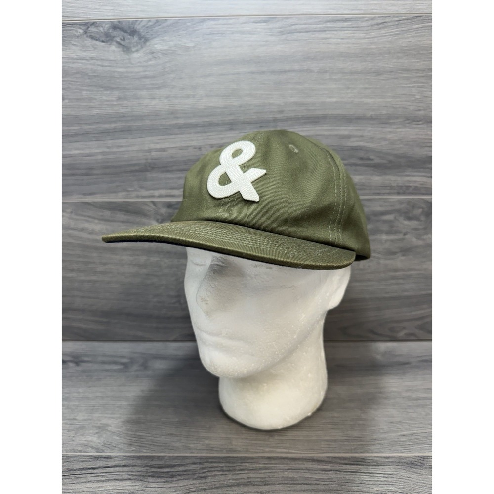 Hedley & Bennett Baseball Chef Hat w/ Adjustable Leather Strap Green Unisex Cute
